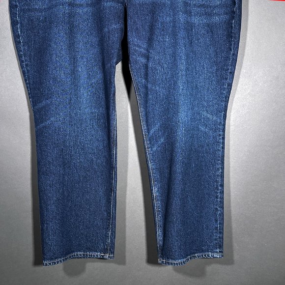 Old Navy Button Fly High Rise Slouchy Straight Secret Slim Pockets Size 18P - Picture 5 of 14